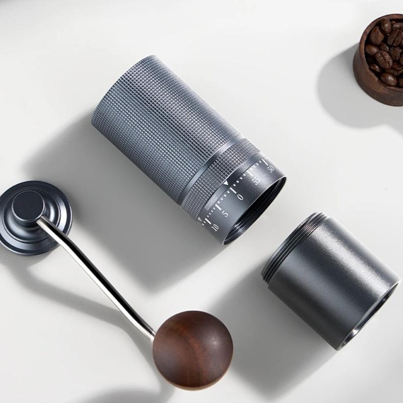 Manual Coffee Grinder Portable Adjustable Espresso Spice Pepper Mill Stainless Coffee Bean Grinder Kitchen Tool Coffee Accessory