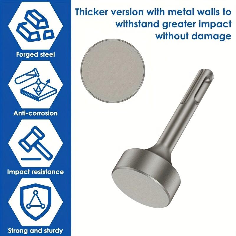 SDS-Plus Ground Rod Driver – Heavy-Duty Steel for 5/8" Rods, Rotary Hammer Hammer-Only Mode