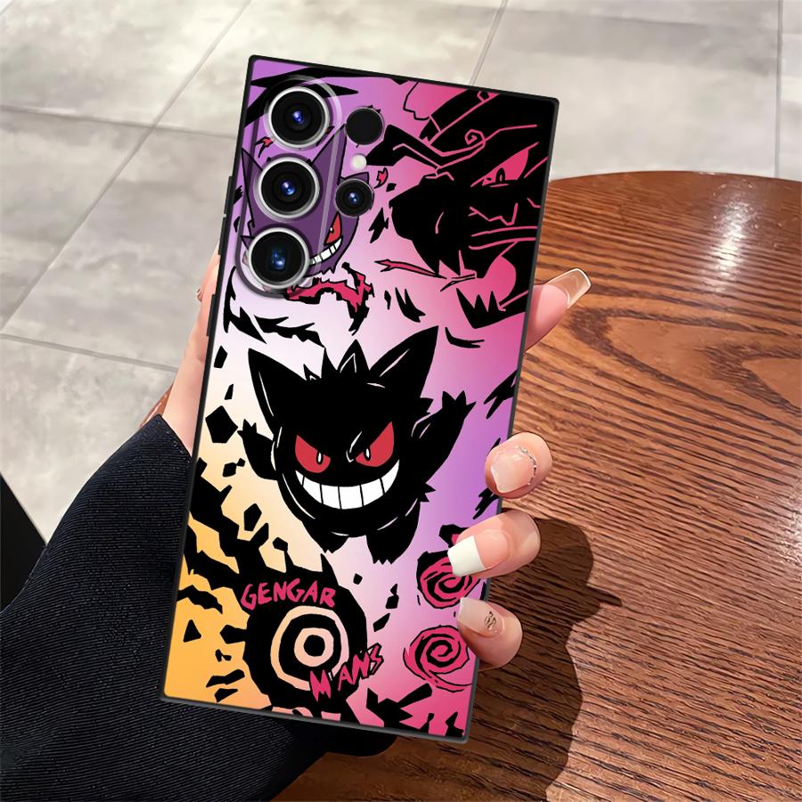 Funda Phone Cover Case for Samsung Galaxy S26 S21 FE S23 S24 Plus Note 20 Ultra 8 9 10 S25 Ultra S20 S10 S9 Cool Gengar Pokemon