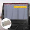 Magnetic Car Sunshade Curtains Car Window Side Windows Sunshade Net Magnetic Suction Curtain Cover Mesh Car UV Protect