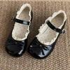 Women's Shoes Fashion Round Head Shallow Mouth Single Shoe Sweet Cute Butterfly Knot Women Lolita Shoes Fashion Mary Jane Shoes