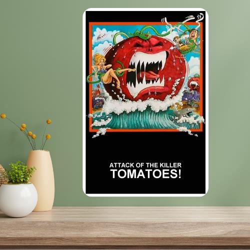 

Attack of the Killer Tomatoes Metal Movie Poster Sign 20x30cm（7.8x11.8inch）