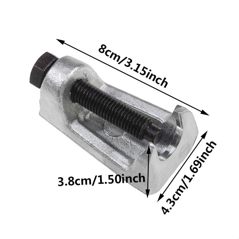 

Съемник шаровой головки Съемник поворотного рычага автомобиля Тяговый стержень Регулируемый съемник шаровой головки Съемник Универсальный инструмент для ремонта автомобиля