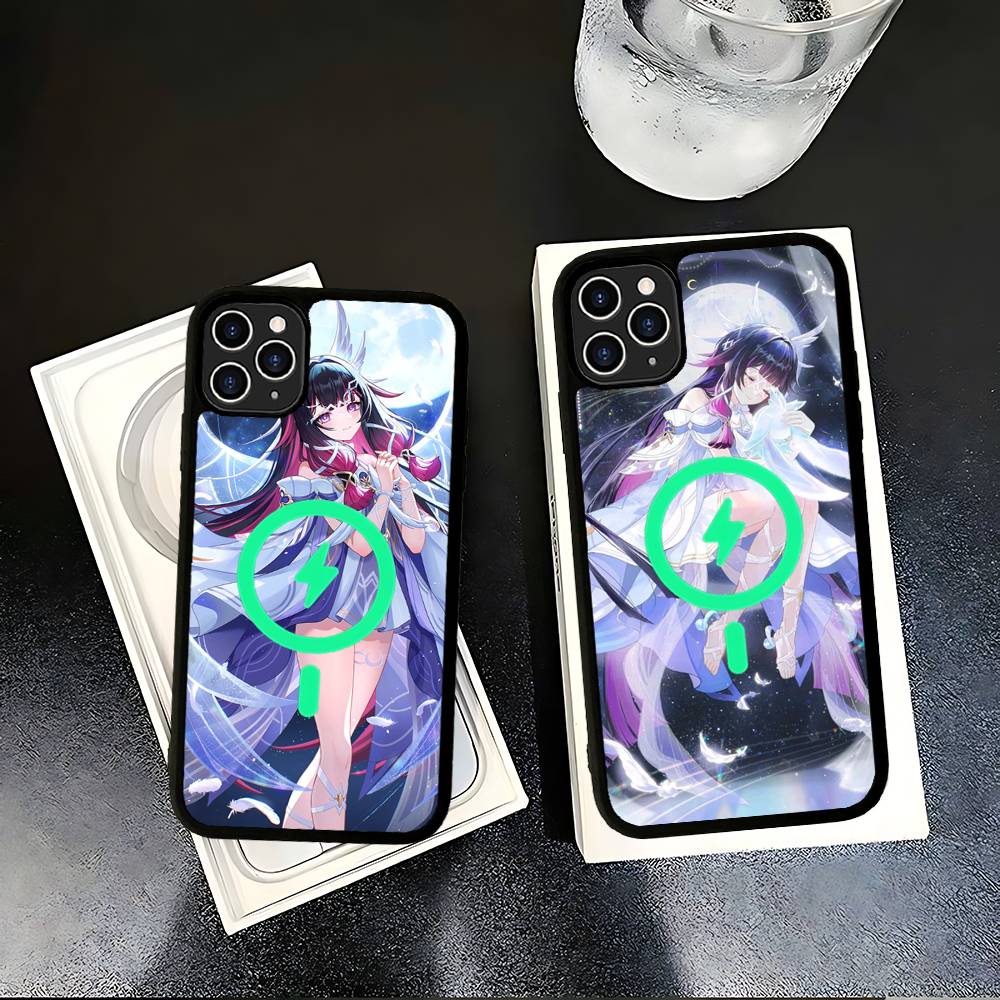 Genshin Impact Columbina Magnetic For Magsafe Phone Case For IPhone 17 Air 16 Pro Max 15 14 13 12 11 Protective Cover