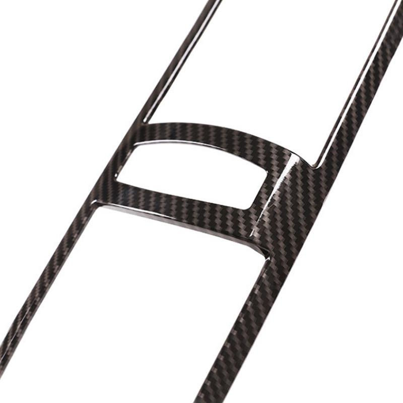 For BMW 1 Series E81 2007 2008 2009 2010 2011 ABS Car Carbon Texture Center Control Air Condition Vent Outlet Frame Cover Trim
