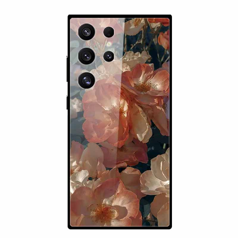 Handyhülle Für Samsung Galaxy S25 S24 Ultra Plus Luxus Schutzhülle Stoßfeste Abdeckung Für Samsung S 24 FE Hartes Gehärtetes Glas Schale