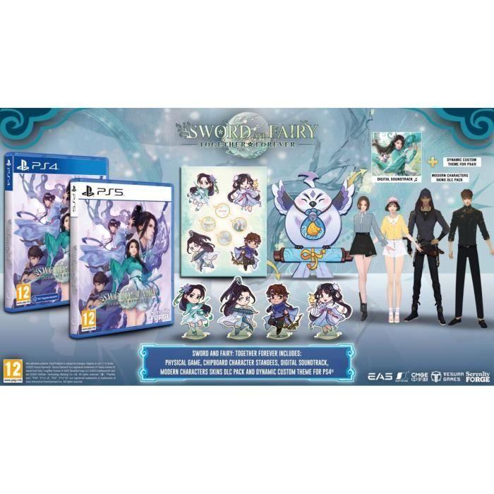 Jeu De Rôle - Sword and Fairy - Together Forever - PS4 - Graphismes Léchés - Mécaniques De Combat Dynamiques