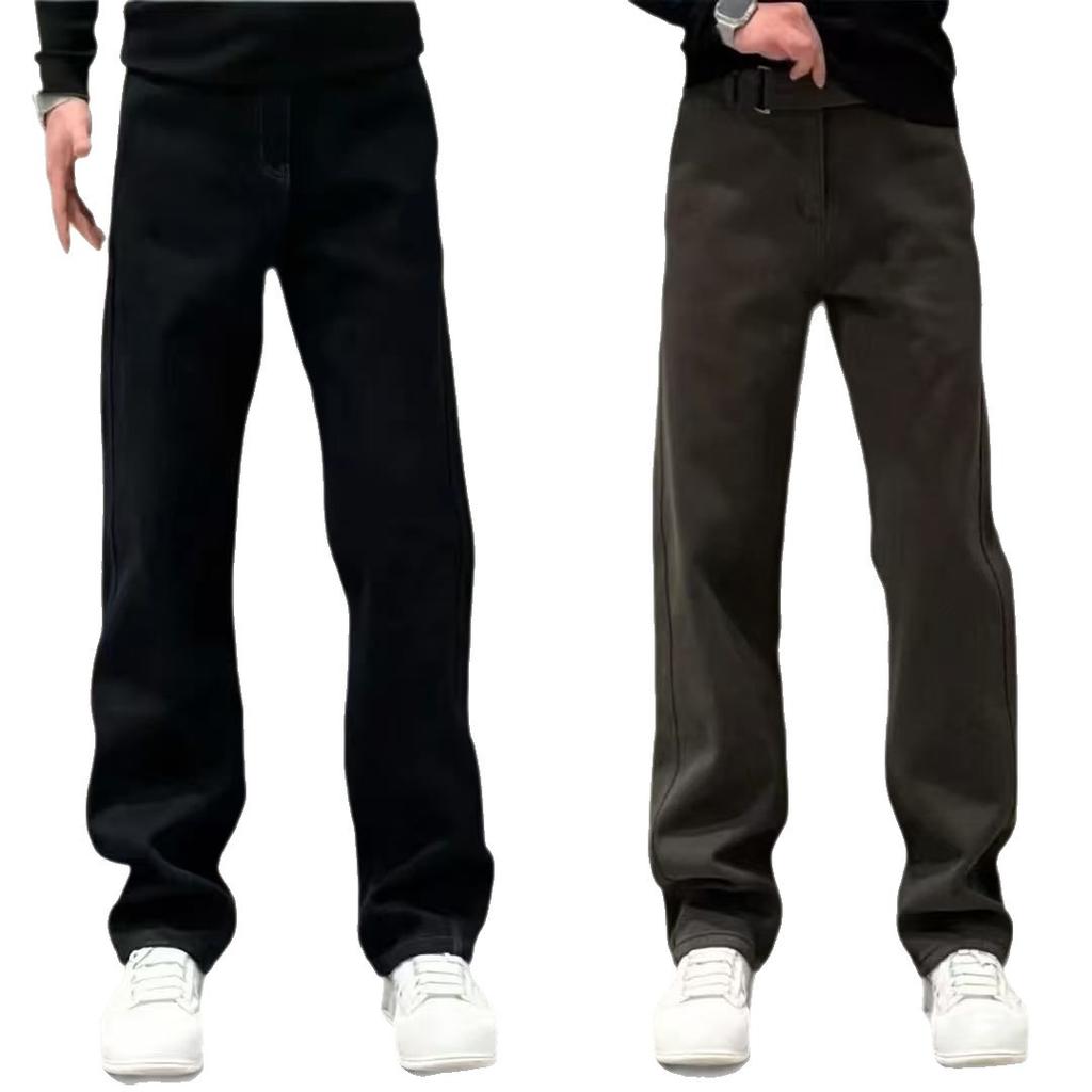 High-quality simple and versatile vertical straight tube autumn loose casual trendy fashion men's pants