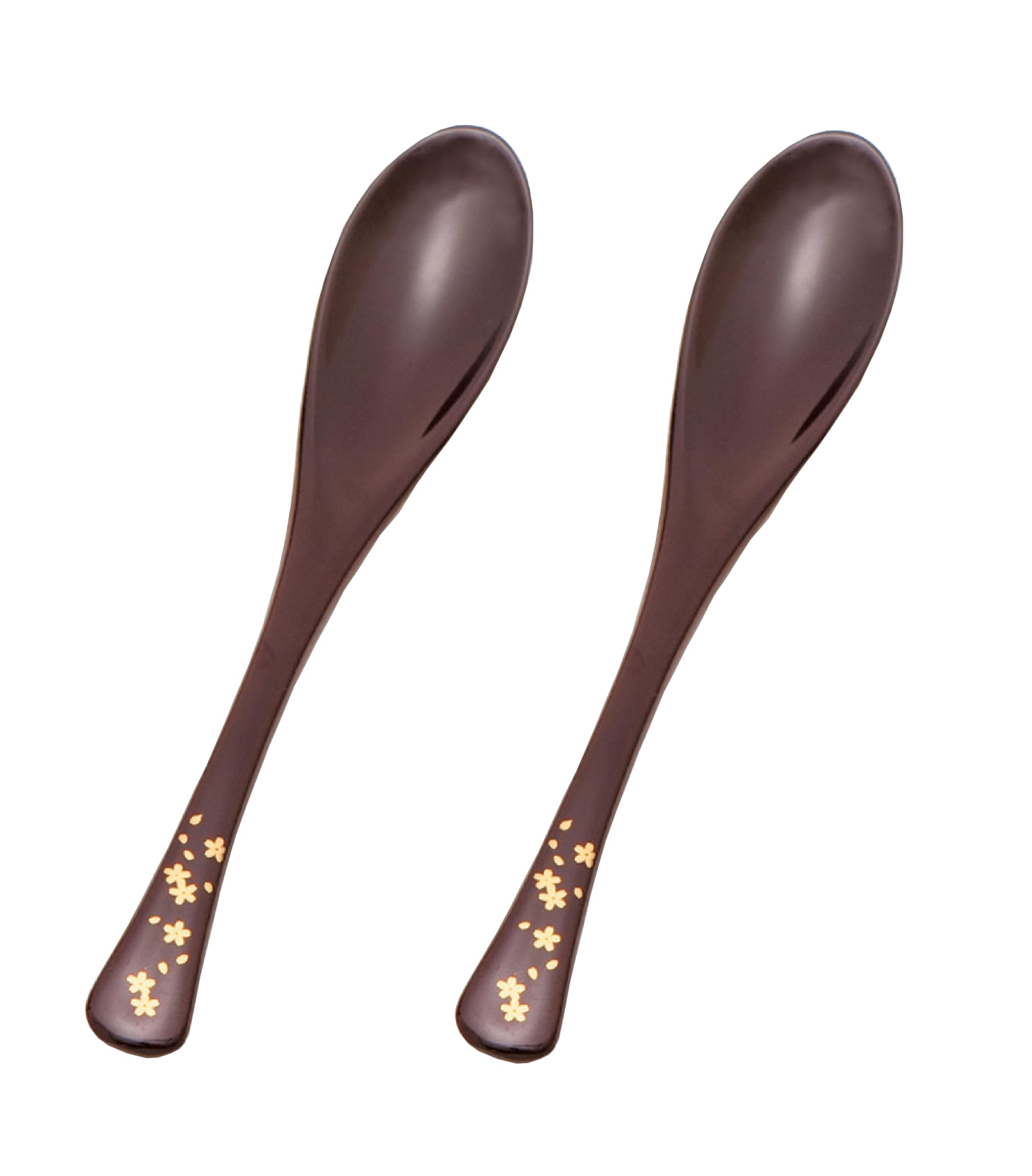 Wakaizumi Japanese Restaurant Porridge Rosewood Set of Lacquerware, Lacquerware, Spoon, Grain, 2, H-60-12