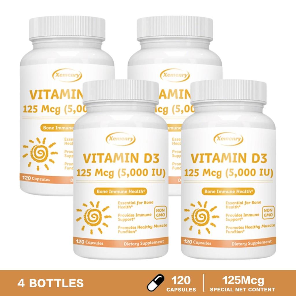 XEMENRY - 125 mcg Vitamin D3 - Bone Health - Immune System