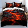 Fiery Molten Lava Pattern. Bedding Sets Duvet Cover Sets Duvet Covers Pillowcases(1*Duvet Cover 2*Pillowcases Without Duvet Insert)