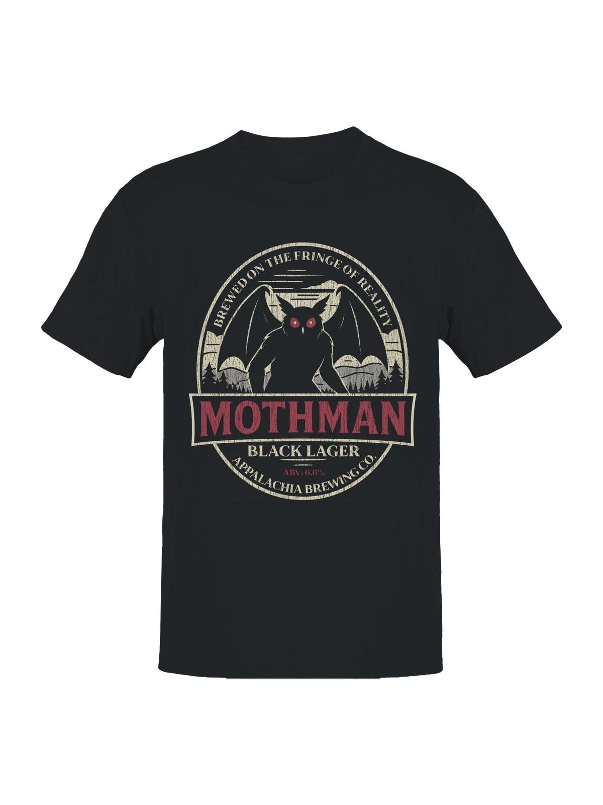 

Mothman Black Lager 6.6% Brew Men s T-shirt 3XL