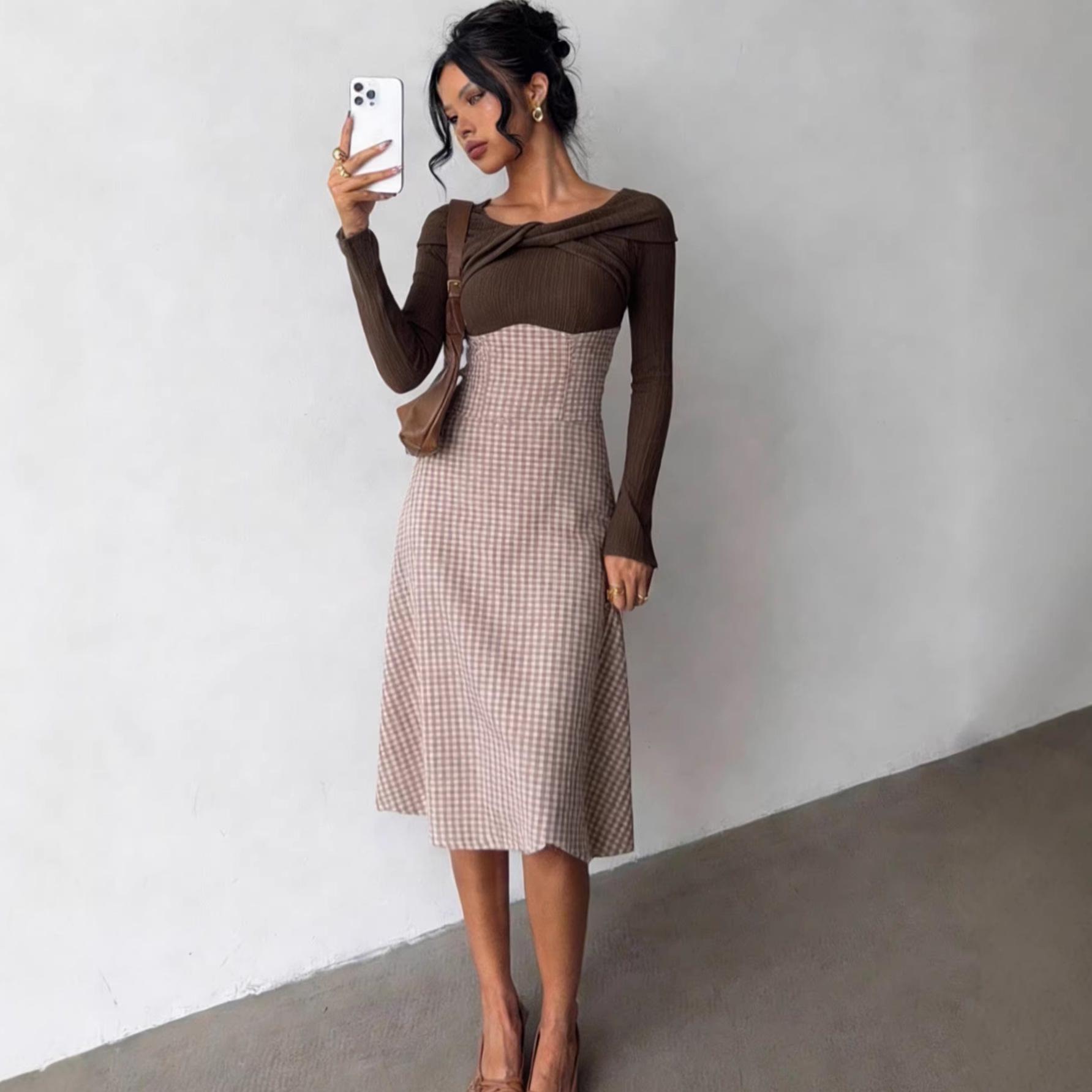 

Elegant Slimming Long Dress - 2026 Autumn/Winter New Arrival for Important Occasions Medium