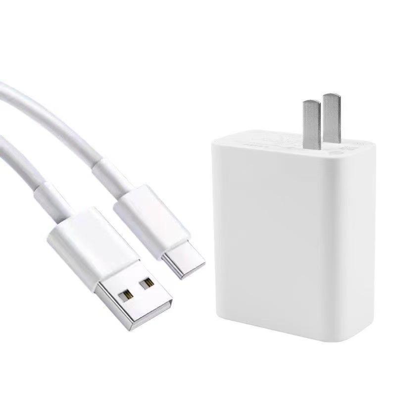 120W Universal Fast Charge 3C Certified USB-A Charger Set with Cable