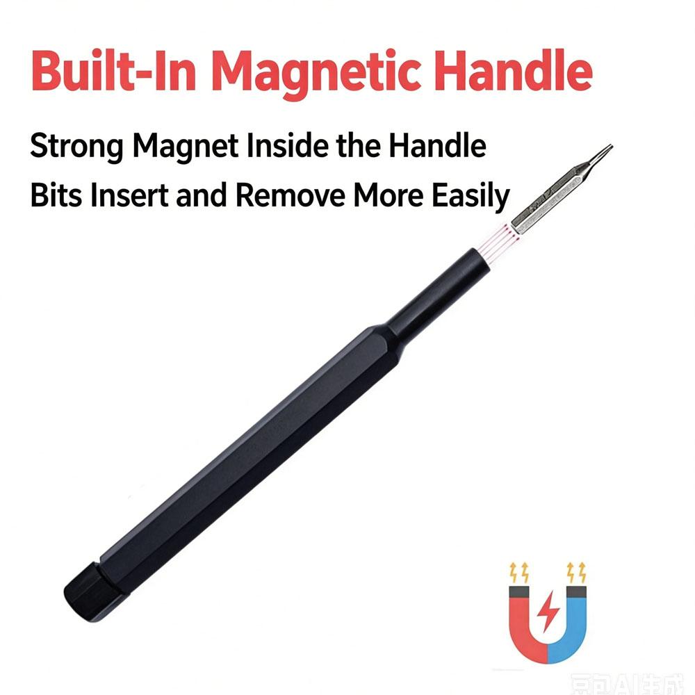Precision Screwdriver Set 25 In 1 Screw Driver Set Hexagonal Flat Head Magnetic Bits for iPhone PC Watch Camera Glasses Plastic