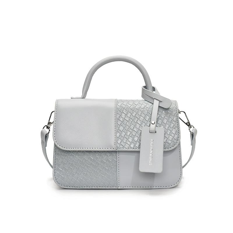 Popular niche splicing bags New women's bags Versatile messenger bags Fashion portable small square bags