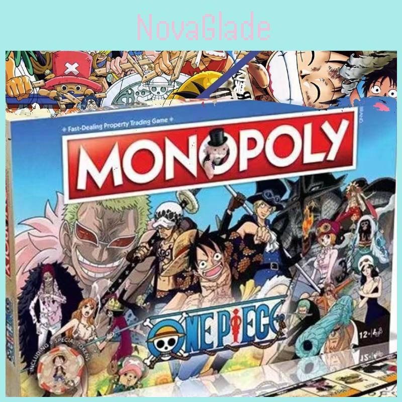 Exciting One Piece Monopoly English Board Game Card Set For Ages Seven To Thirty Five