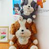 Fluffy Puppy Plush Toy Soft Dog Plush Stuffed Toy Cute Plush Animal Dog Doll  Birthday Parties