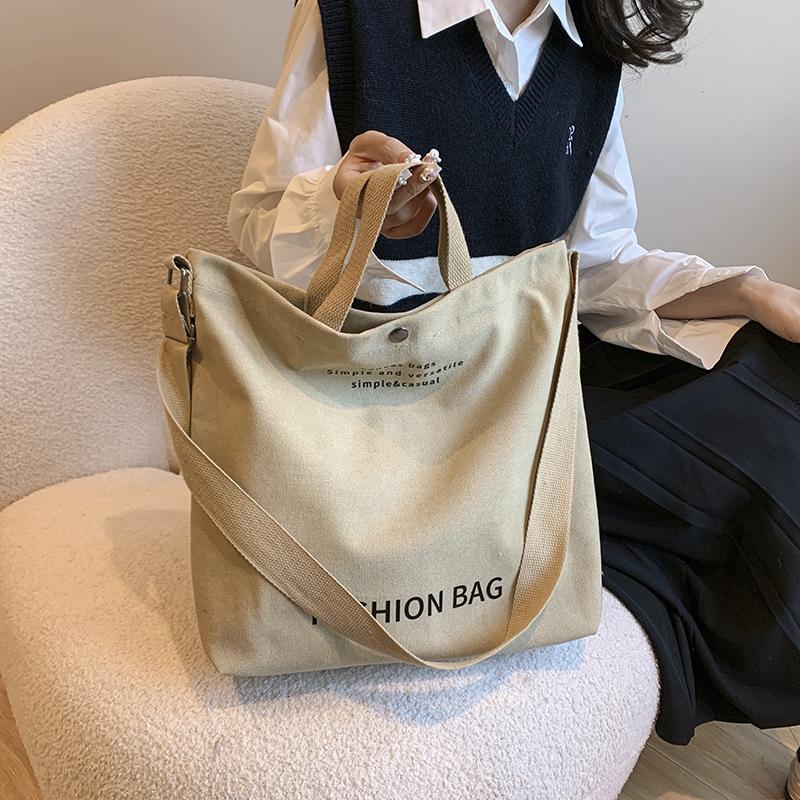 

Большая холщовая сумка-тоут новая женская сумка простая сумка-мессенджер