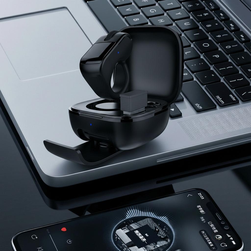 BT Scrolling Ring with A Touchpad Air Finger Ring Mouse Wireless Scroller for iPad iPhone Android