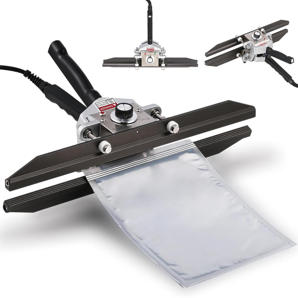 Hanchen Clip 400mm Food Seals and Preserves Food Temperature Adjustable from Compatible with Aluminum Foil Kraft Paper and Composite Film Handheld