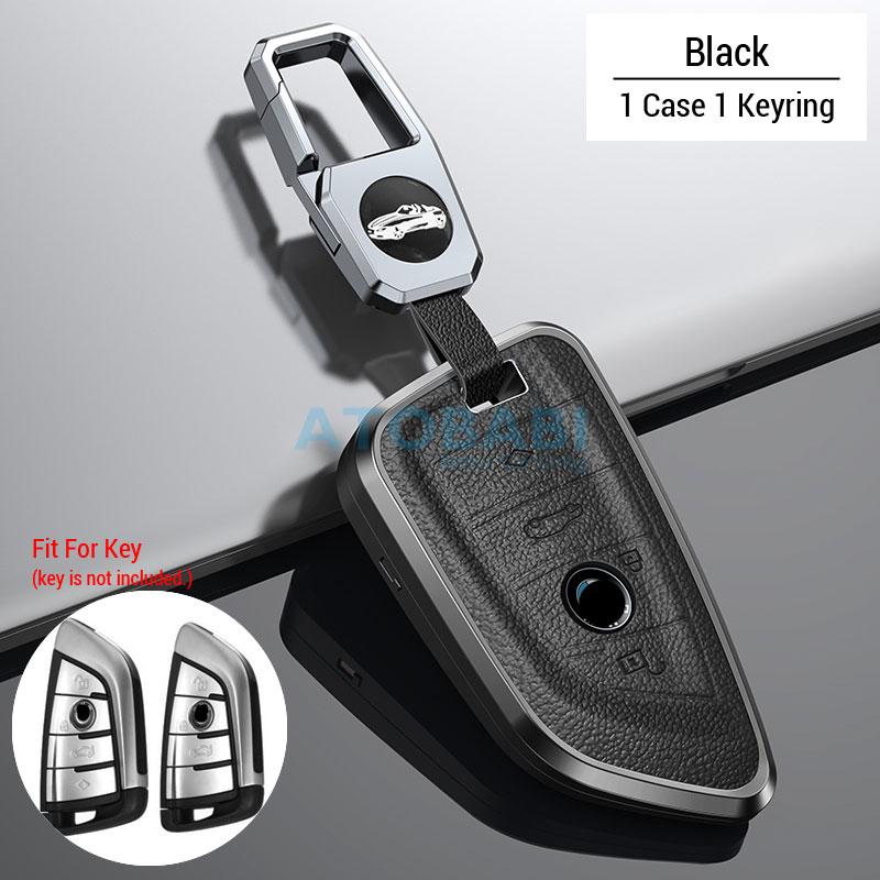 Aluminum Alloy Car Key Cover Bag For Bmw 3 5 7 F Series X5 F15 F16 X6 F46 F35 G30 G11 G12 Smart Remote Fobs Shell Protector Case