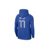 Nike NBA Dallas Mavericks Luca Doncic Essential Fleece Pullover Hoodie Blue Men Streetwear DB1210-481