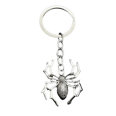 Personalizovaný Spider Keychain Araneid Animal Keychain Kovový přívěsek na klíče Ženy Muži Kabelka Příslušenství Držák na klíče Klíčenka do auta