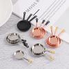 3Pcs/Set Dollhouse Miniature Metal Saucepan Simulation Kitchen Pan Model Toys