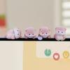Miniature Otter Figurine Cute Office Desk Sculpture Decorative Figures PVC Ornament For Car Dashboard And TV Monitor Decor