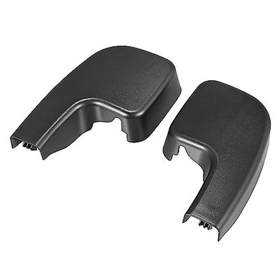 ACROPIX 2pcs Front Wiper Arm Nut Cover Cap for BMW 323i M3 Black