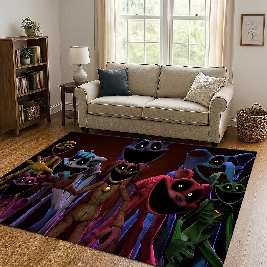 Classic Cartoon S-Smiling C-Critters Craftycorn Catnap Living Room Non-Slip Area Rug Carpet for Bedroom Sofa,Home Decor Doormat