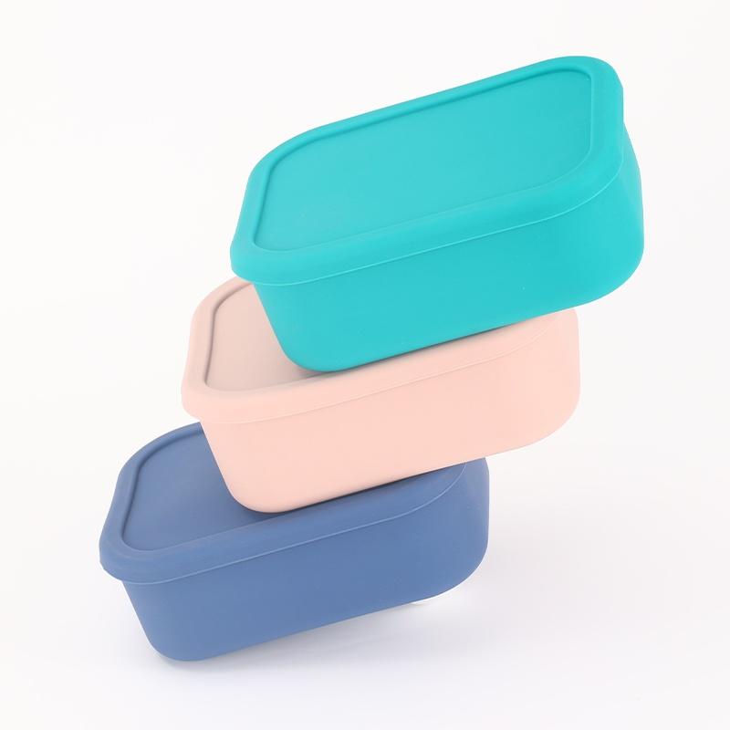 Silicone Bento Boxes Lunch Container, YONGHAO Leak-Proof Lunch Container, BPA-Free, Dishwasher Safe