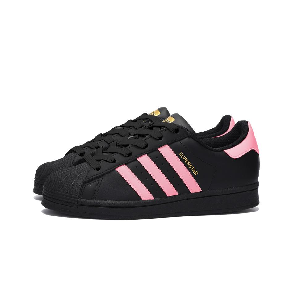 adidas Originály SUPERSTAR Protiskluzové Odolné proti oděru Nízké Skateboardové boty Unisex Černé EG4959(Tým189-)