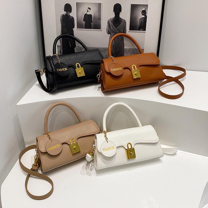 Französische Nische Temperament Pendler Hardware Schulter Umhängetasche Koreanische Sommer Neue Mode PU Handtasche