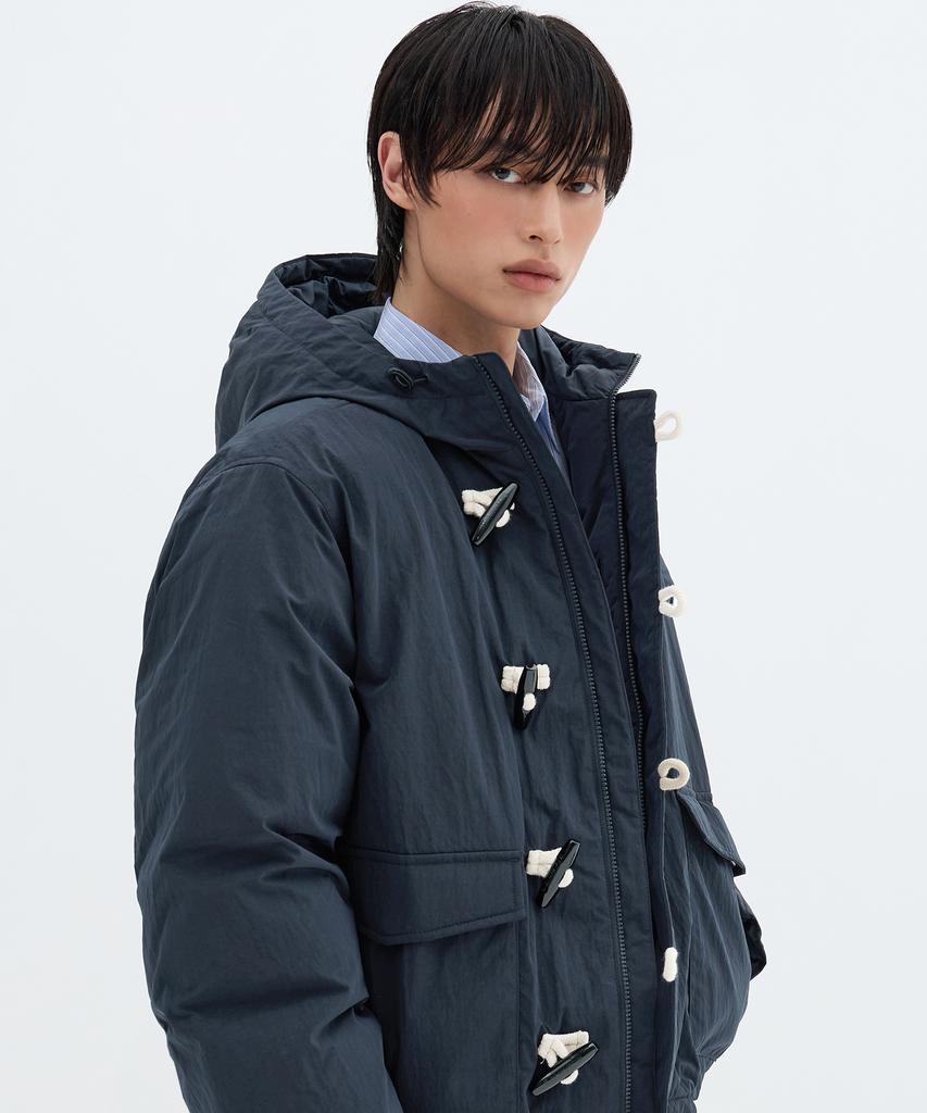 Filluminate Duffle Hooded Padded Jacket - Navy