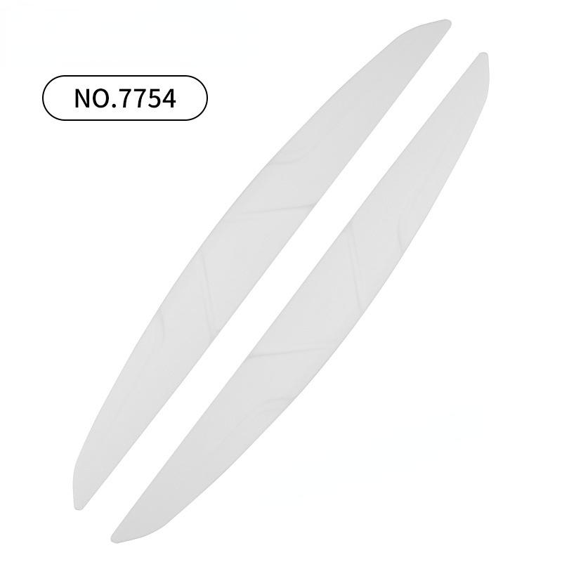 Car Bumper Strip Anti-collision Wheel Eyebrow Silicone Glue Sticker Auto Bumper Protector Car Decoration