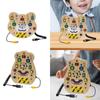 Toy Wooden Busy Board, Fine Motor Skills, Development Toy, Sensory Board LED Switch for 2 3 4