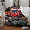 Transformers Fans Customize Text Blanket Cozy Personalized Blanket Ultra-Soft Suitable for Chair Office Office Chair Couch All-Season Use