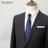 [New Yorker Blue] Solid Pattern Tie NB917348 Navy, One Size Fits All, Business Suit Style, Gift