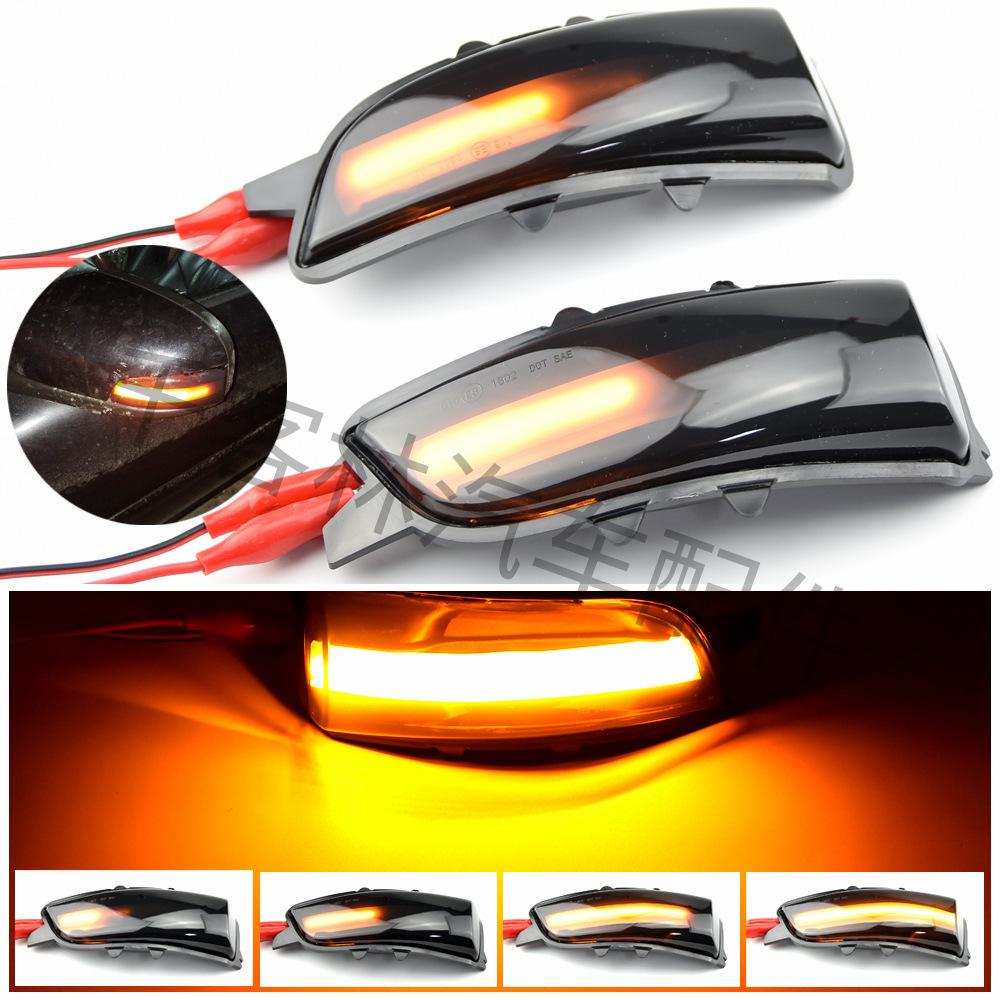 

Желтые бегущие повторители поворота на зеркала заднего вида для Volvo S40, S60, S80, C30, V50, V70