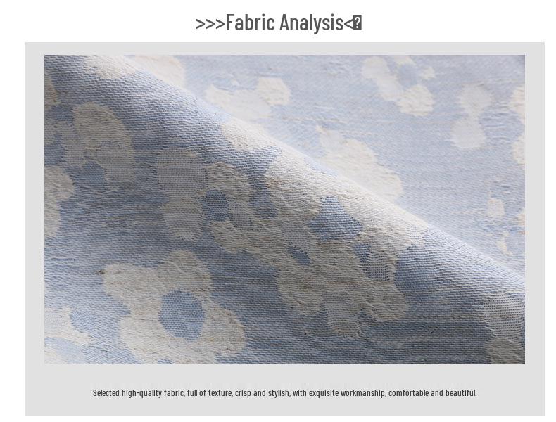 2022 Spring Women's Jacquard Round Neck Top - Chinese National Style HE5005