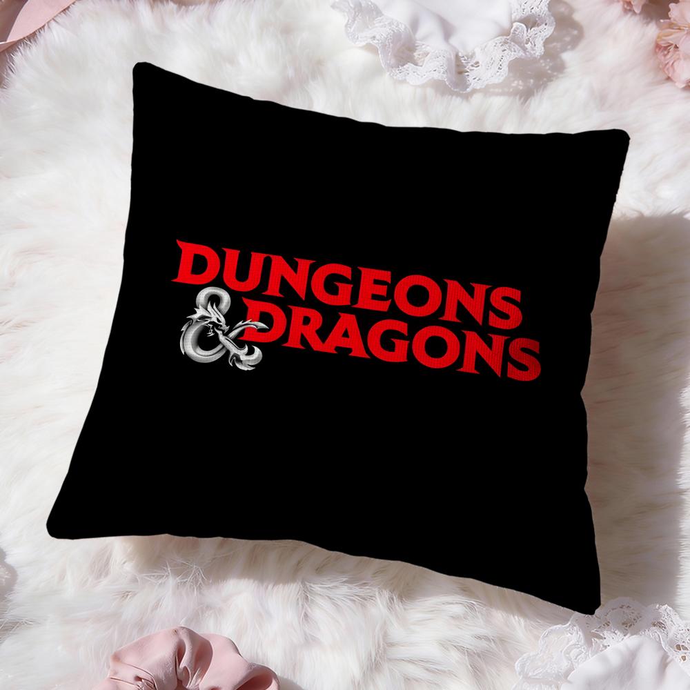 Game D-Dungeons & DragonsS Cushion Cover Premium Comfort Reversible Pillow Cove -Two in One Design for Any Room & Car Interior