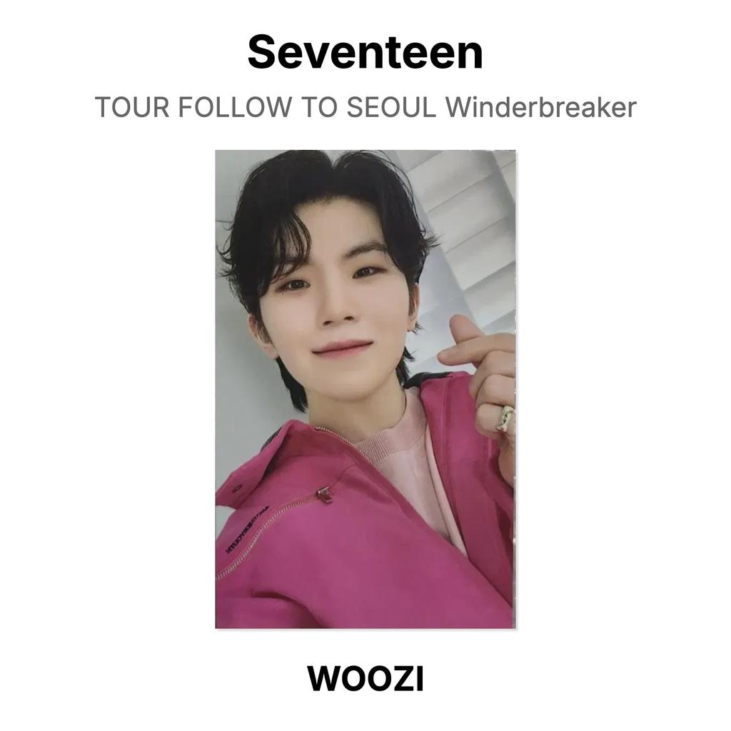 Seventeen TOUR FOLLOW TO SEOUL Winderbreaker Official Photocard