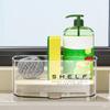 New Rag Rack Kitchen Sink Rack Household Wall-mounted Multi-function Sponge Pool Faucet Storage Artifact With Drain Design