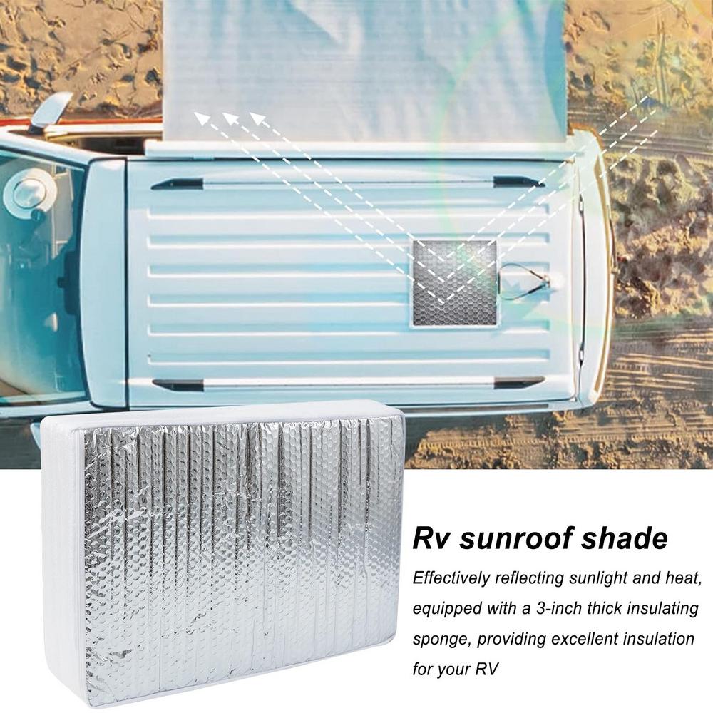 RV Skylight Cover Sun Shade Skylight Shade Insulator RV Skylight Sunshade Reflective Window Shade RV Vent UV Protection Blinds