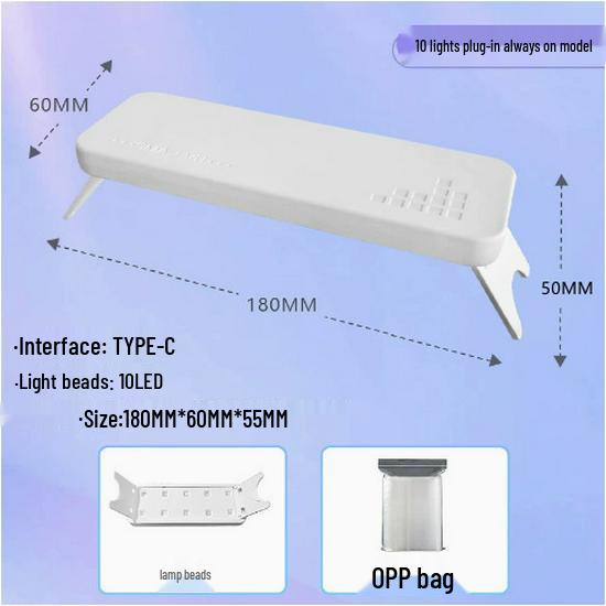 Portable High-Power UV Nail Curing Lamp - Fast Drying, Wearable, & Customizable