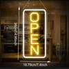 LED Neon Light USB 5V Transparent Acrylic 'Open' Sign for Shops and Businesses