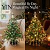 Beaded Christmas Tree Kit DIY Kit, Handmade with LED Lights, Holiday Craft Supplies Project, Bead Crafting for Adults, Home Festive Centerpiece Party