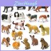 Modelos Detalhados de 18 Raças de Cães em Material PVC Incluindo Basset Hound e Dogue Alemão Ideal Para Entusiastas de Animais e Colecionadores